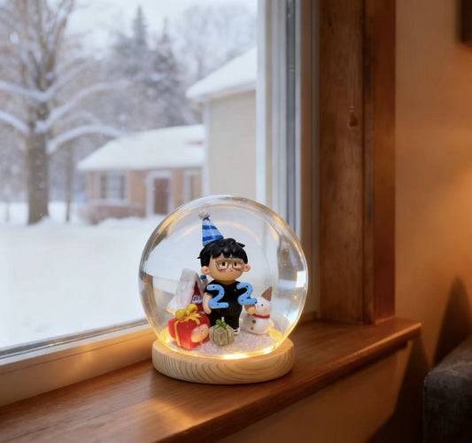 Personalized Custom Crystal Ball (Include Person Portraits） - Soul stone studio