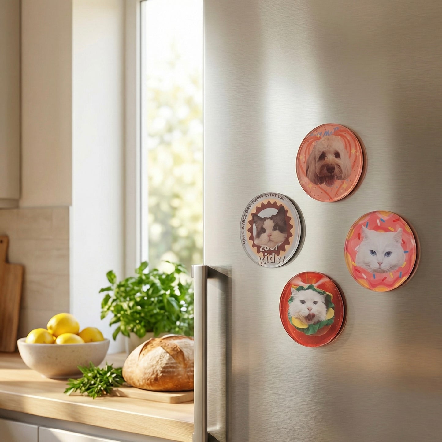 Personalized Pet Fridge Magnet(1.97inch)