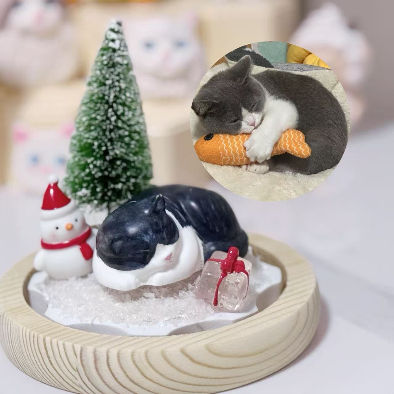 Personalized Custom Crystal Ball (Include Pet Portraits） - Soul stone studio